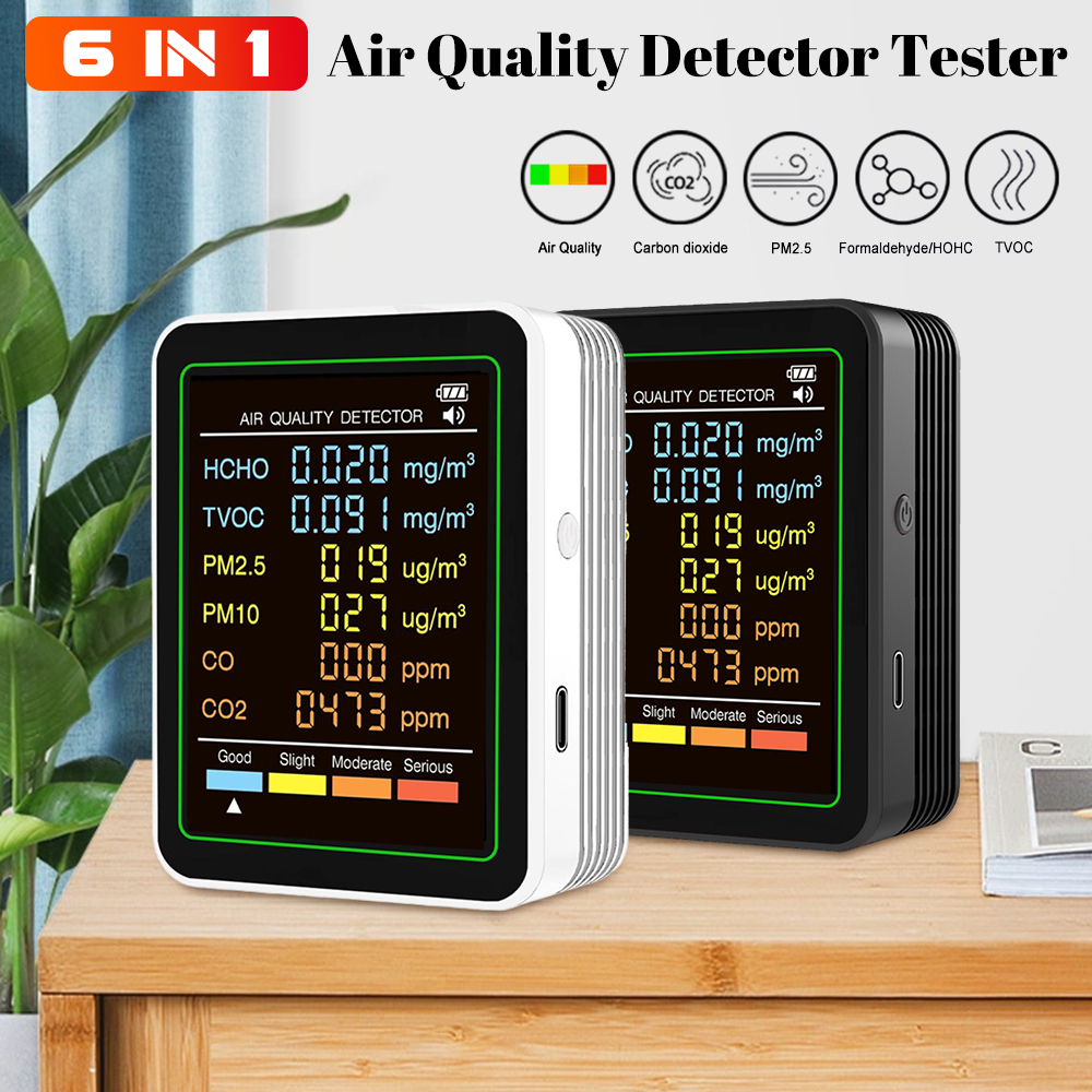 6in1 Air Quality Detector Test - Woodworking Apps review and price