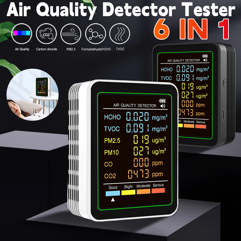 6in1 Air Quality Detector Test - Woodworking Apps review and price