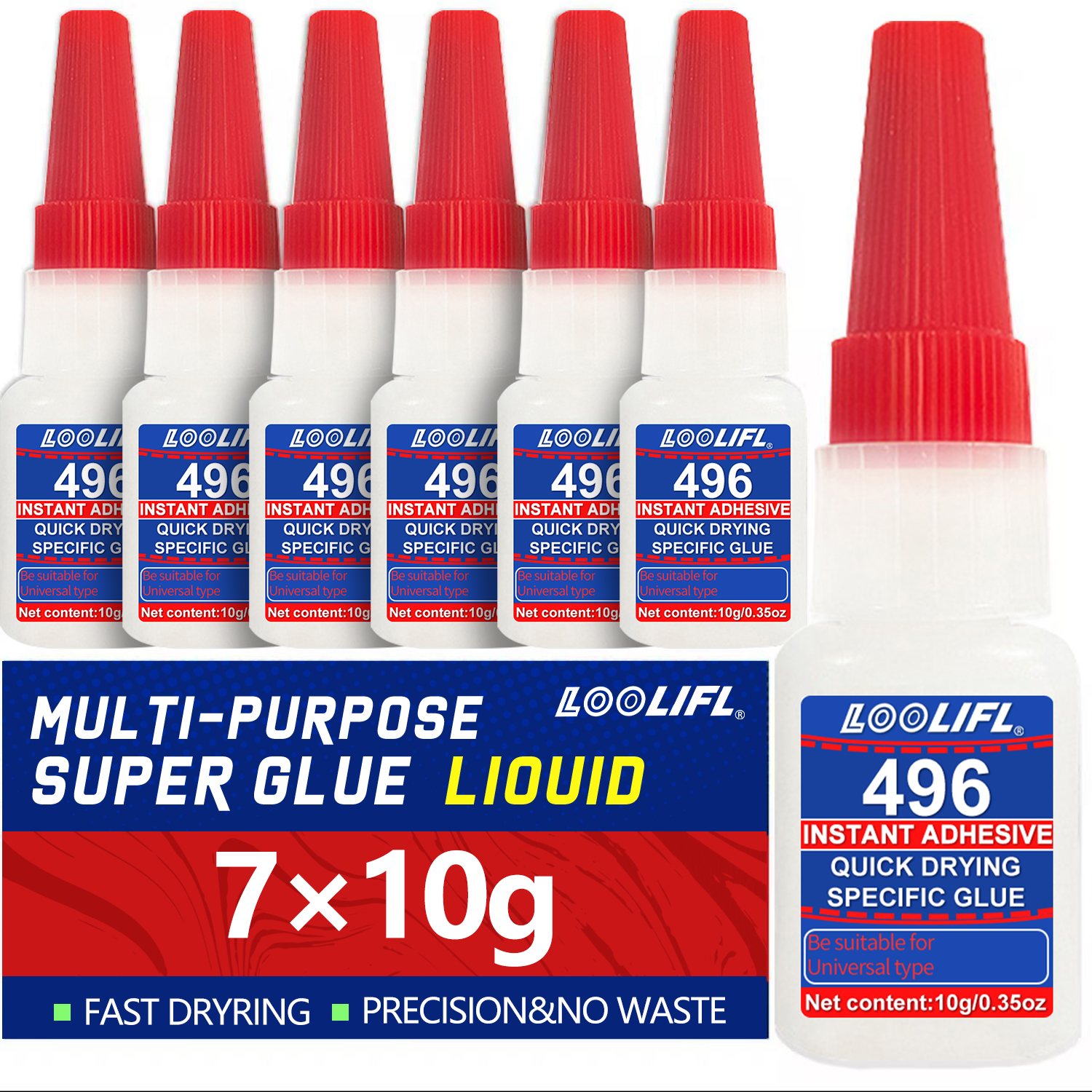 LOOLIFL 7PCS super glue,strong - Woodworking Glue review and price