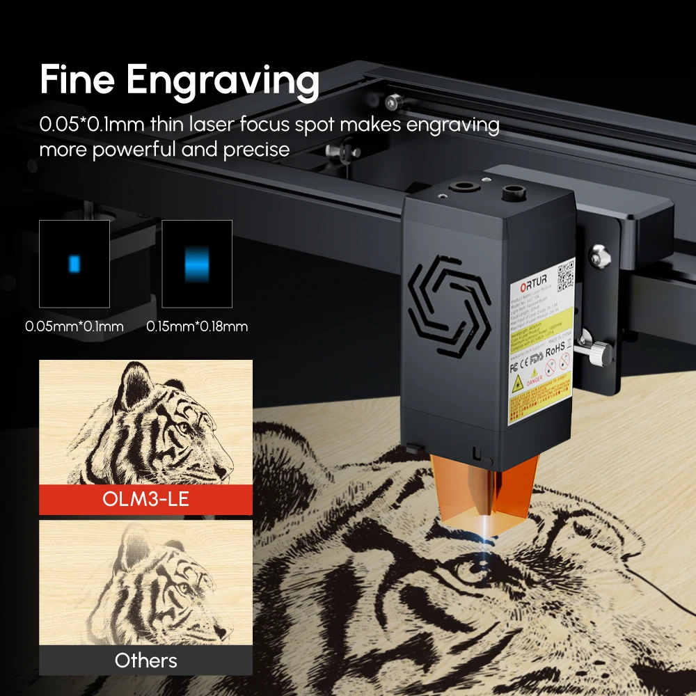 ORTUR OLM3 LE 10w Laser Engrav - Woodworking Apps review and price