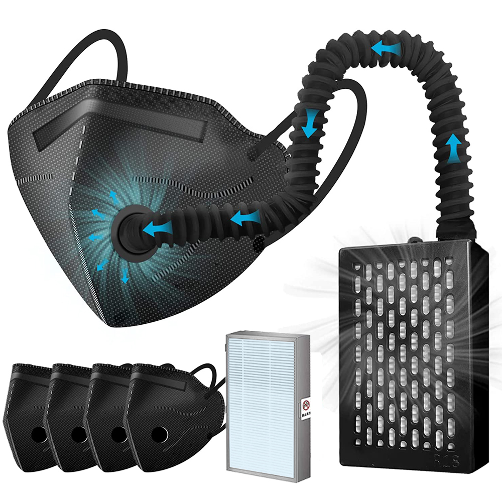 Electric KN95 Mask with Fan -  - Woodworking Respirator review and price