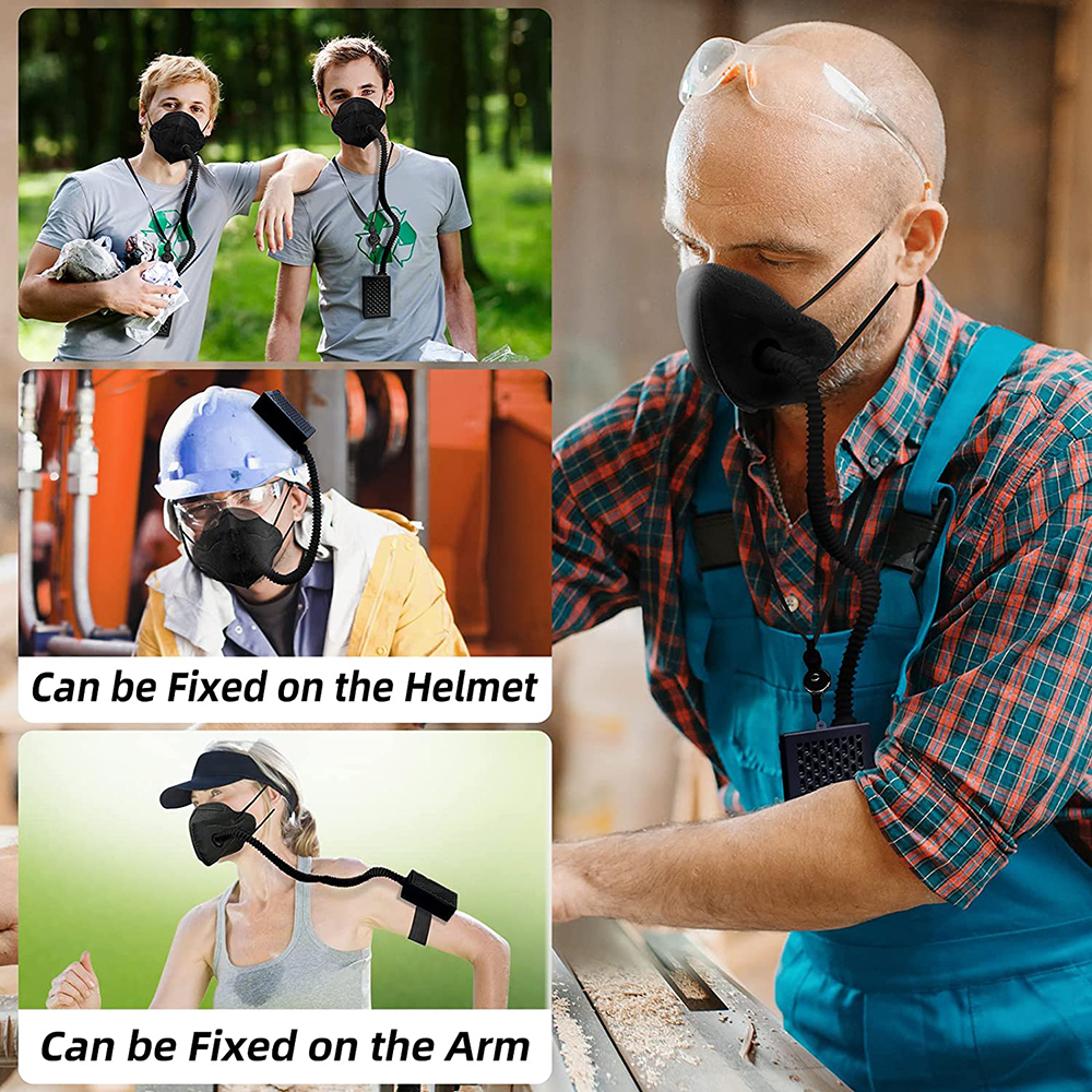 Electric KN95 Mask with Fan -  - Woodworking Respirator review and price