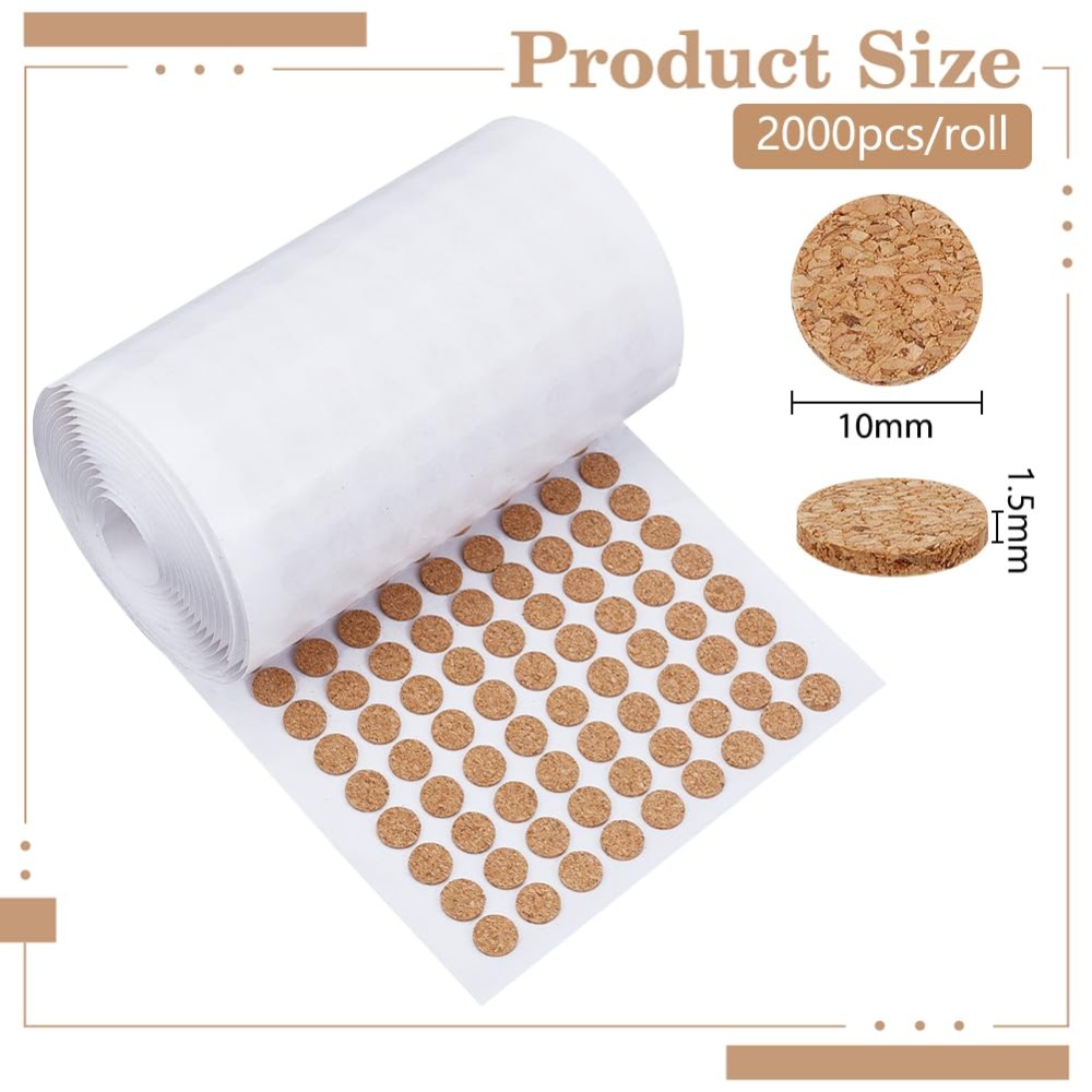 2000pcs 0.39 Inch Adhesive Cor - Woodworking Glue review and price