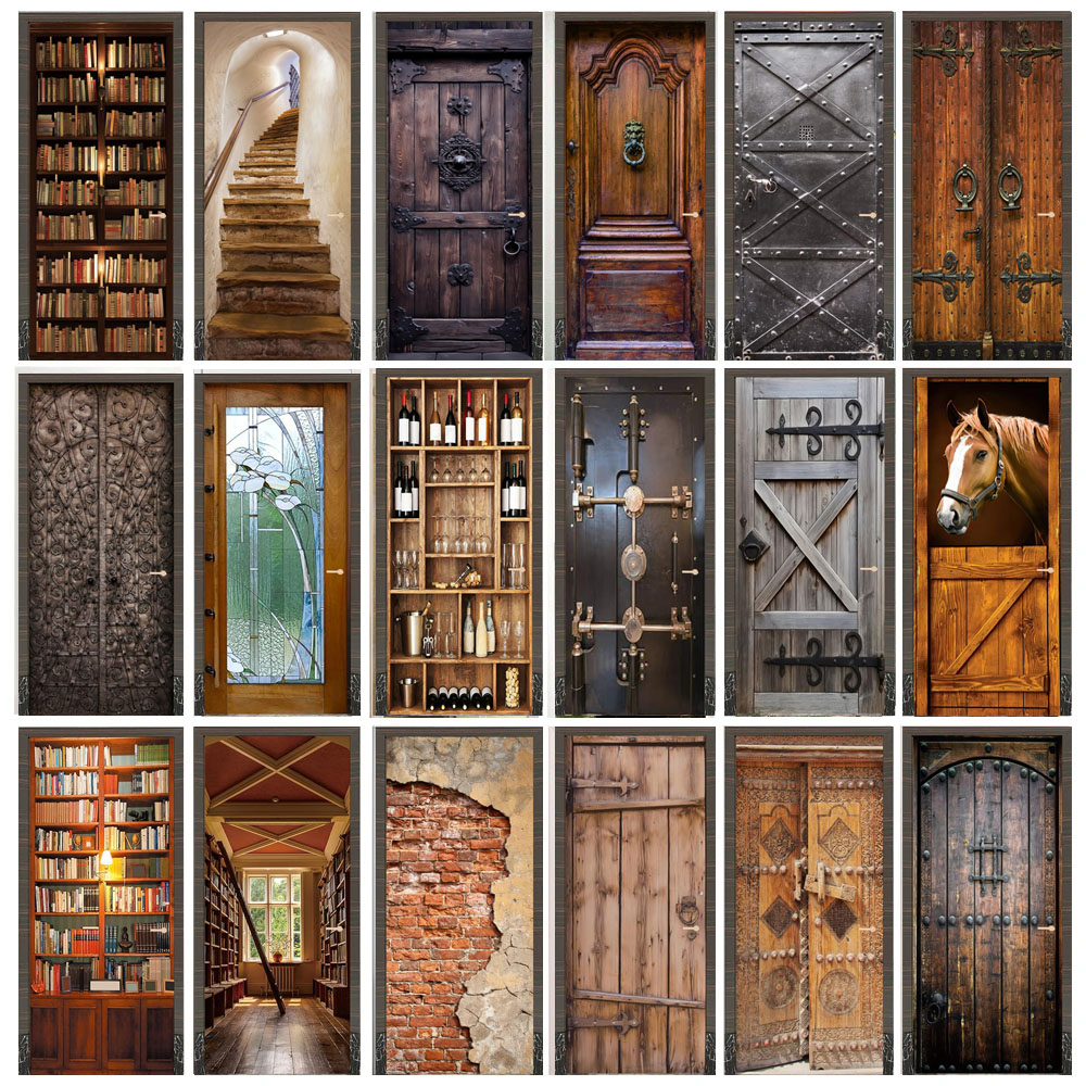 Wooden Door Mural Decal Sticke - Woodworking Glue review and price