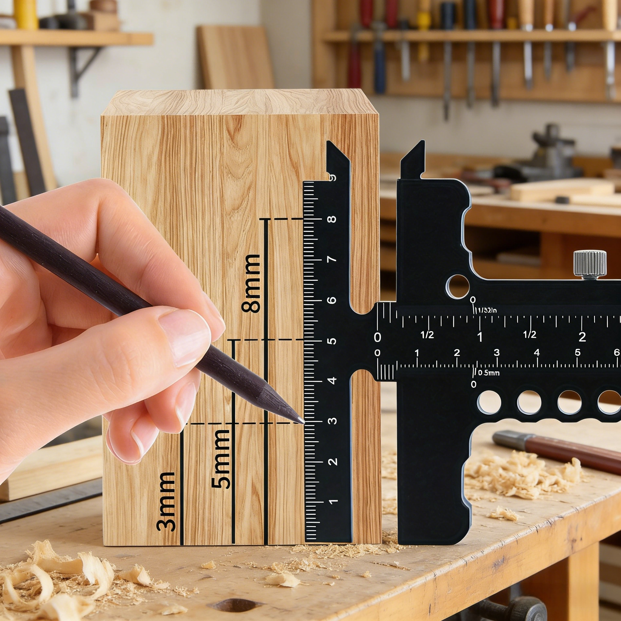 Aluminum Alloy T-Shaped Woodwo - Marking Gauge Tool review and price