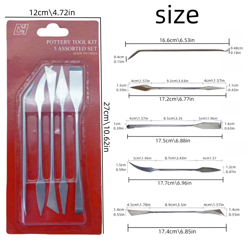 5-piece set of stainless steel - Card Scraper Steel review and price