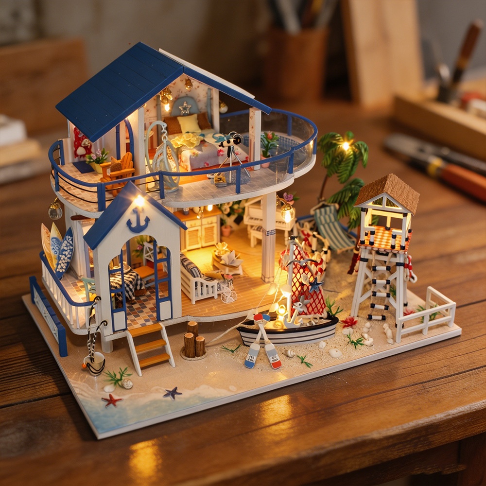 Blue Coast assembled diy model - Woodworking Blueprint review and price
