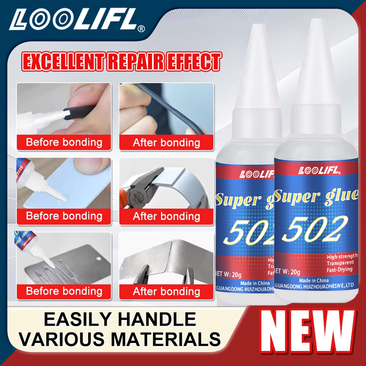 LOOLIFL 1-7pcs 502 Super Glue  - Woodworking Glue review and price