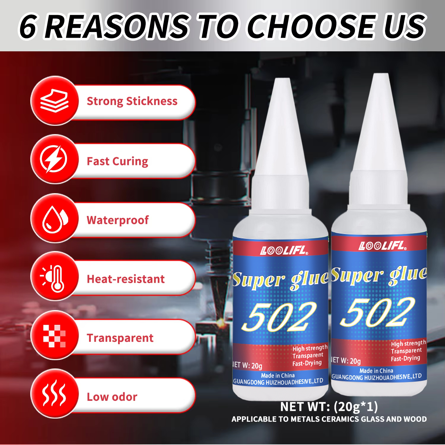 LOOLIFL 1-7pcs 502 Super Glue  - Woodworking Glue review and price