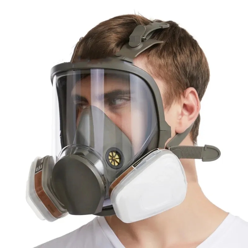 Large Size 6800 Gas Mask Full  - Woodworking Respirator review and price