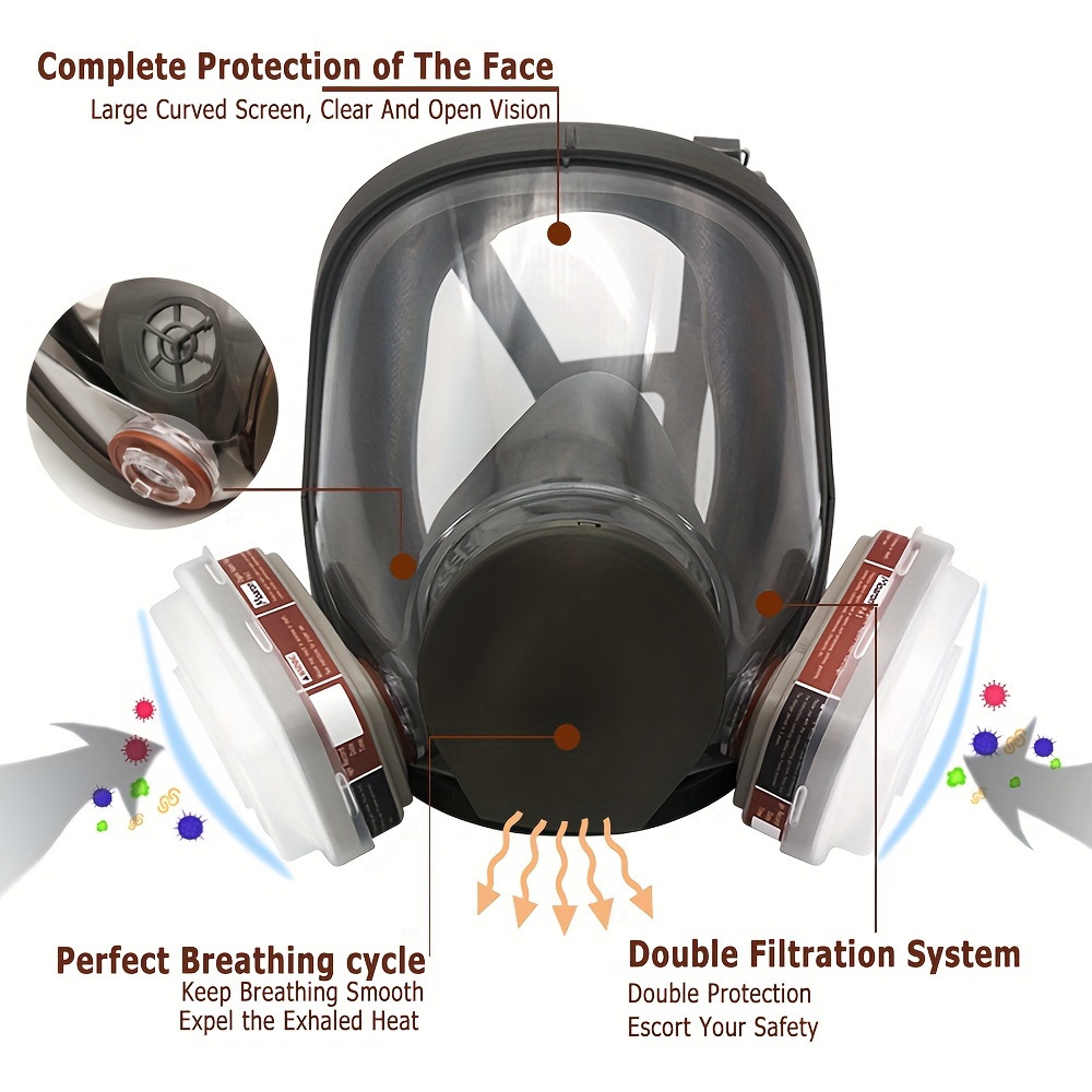 Ship From USA 6800 Full Face G - Woodworking Respirator review and price