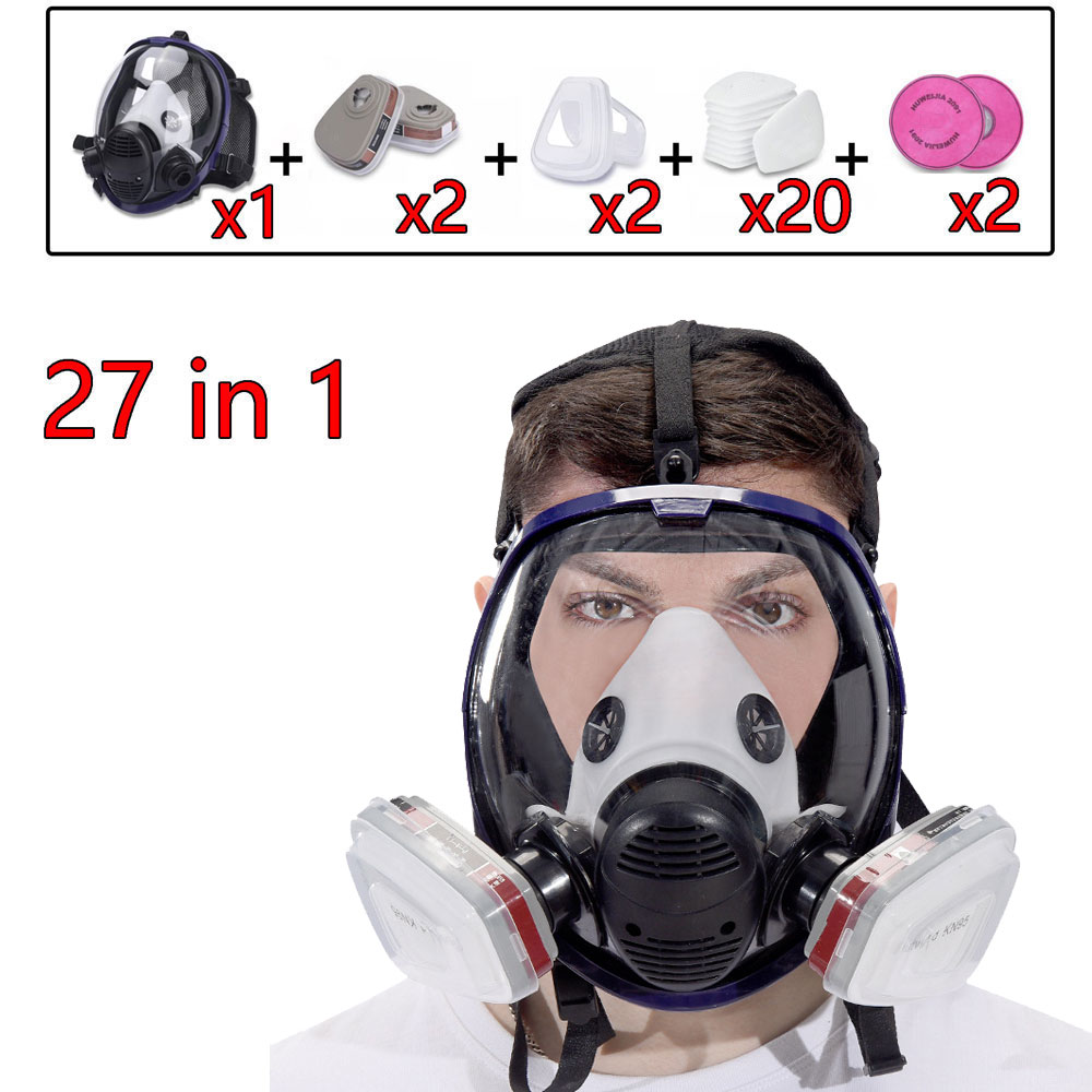 27 In 1 Full Face Large Size R - Woodworking Respirator review and price