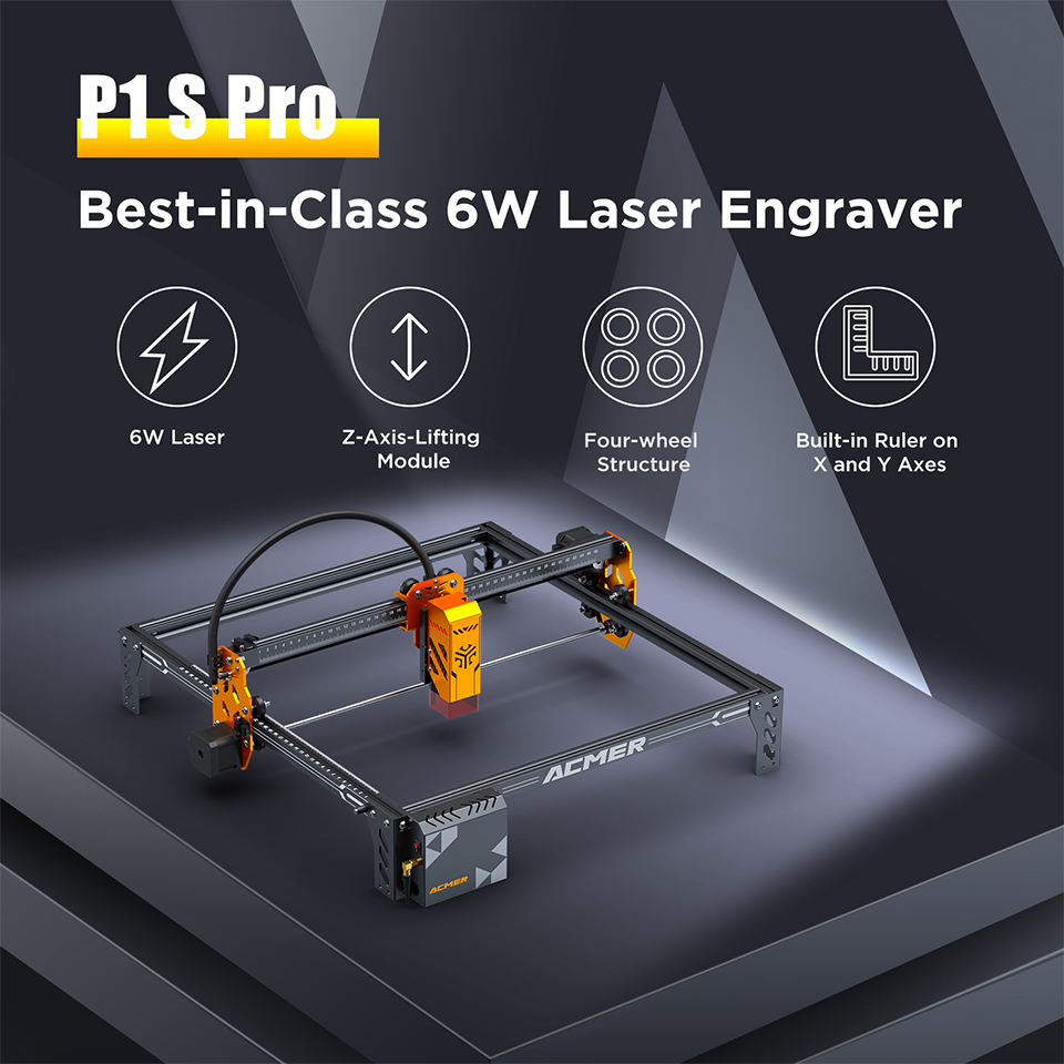 ACMER P1 S PRO 6/10/20/36/48W  - Woodworking Apps review and price