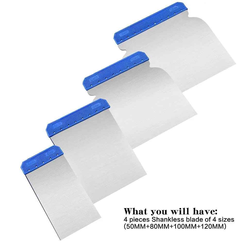 4pcs/lot Scraper Putty Knife B - Card Scraper Steel review and price