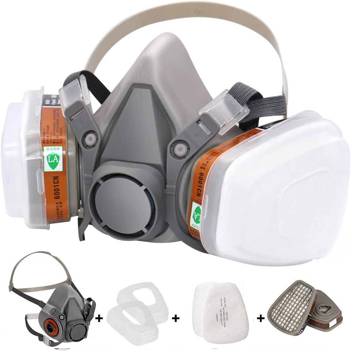 Reusable Full Face Respirator  - Woodworking Respirator review and price