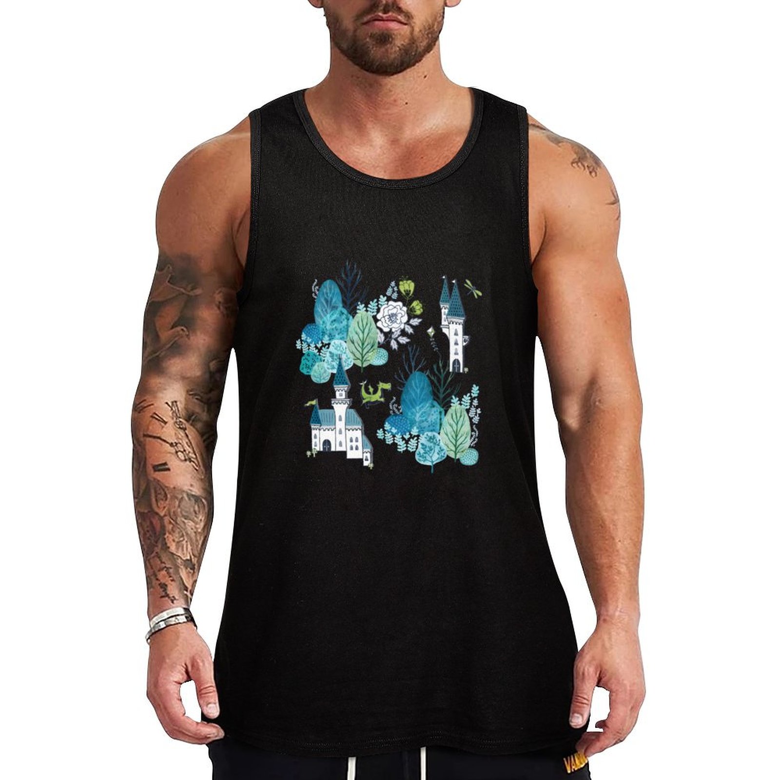Fairy tale woods blue Tank Top - Woodworking Blueprint review and price