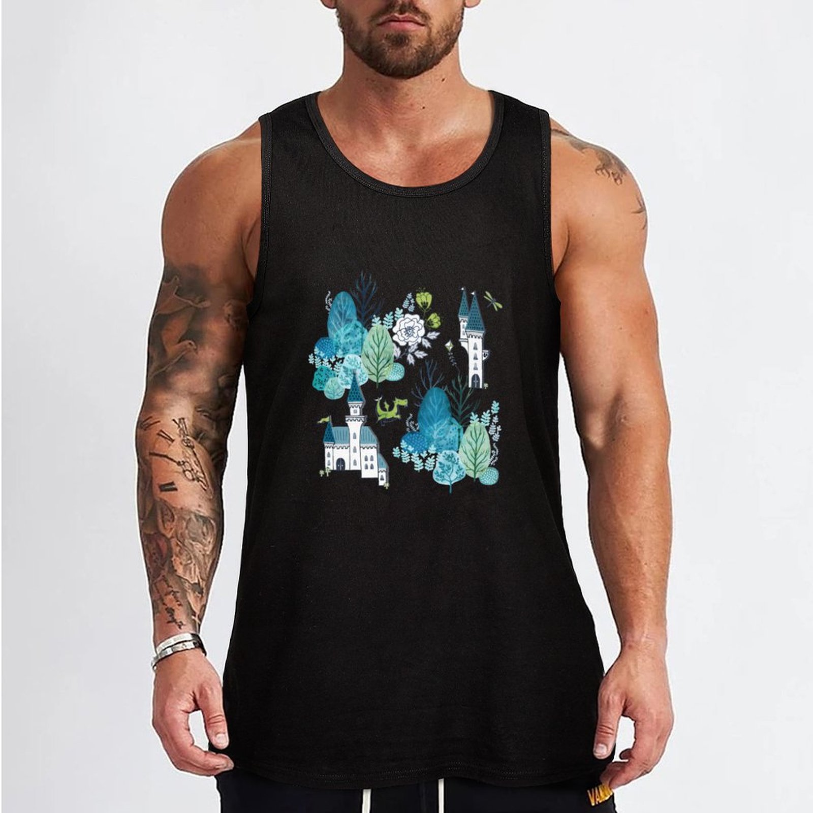 Fairy tale woods blue Tank Top - Woodworking Blueprint review and price