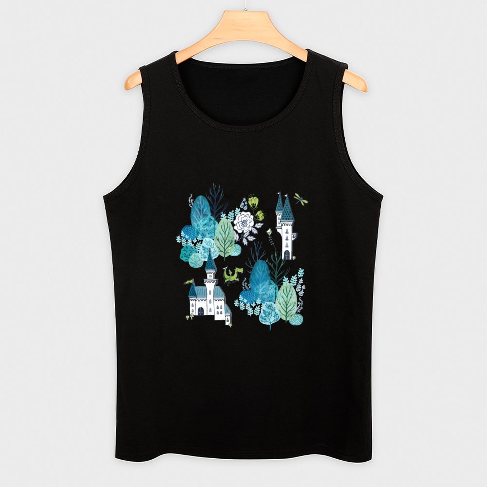 Fairy tale woods blue Tank Top - Woodworking Blueprint review and price