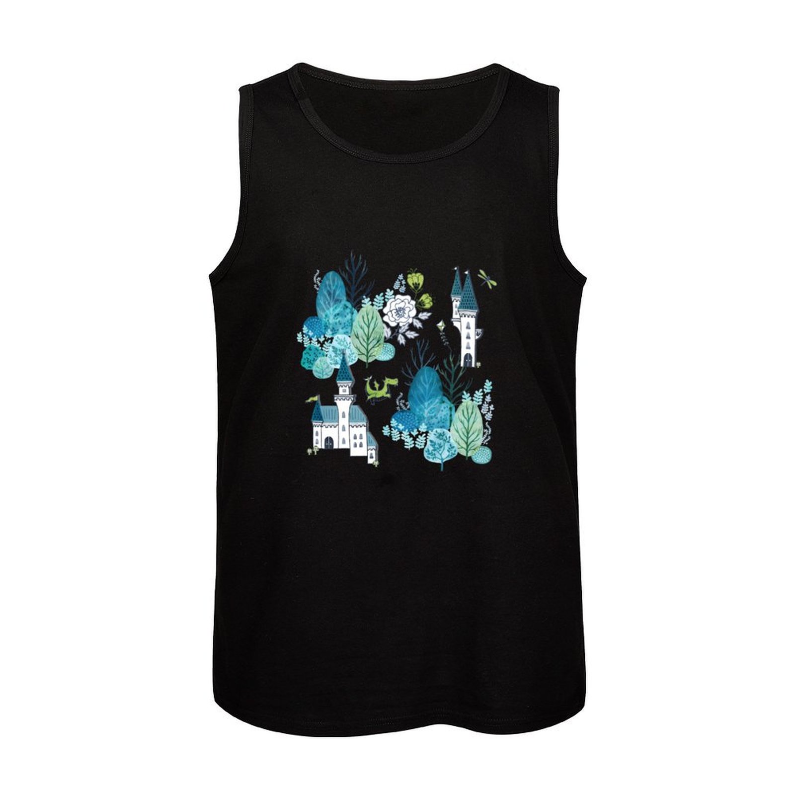 Fairy tale woods blue Tank Top - Woodworking Blueprint review and price