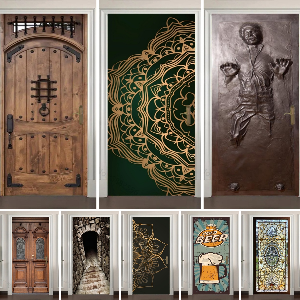 Wooden Door Mandala Flower  St - Woodworking Glue review and price