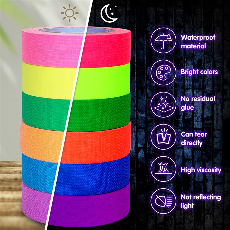 5Meter 6 Colors Neon Gaffer Cl - Woodworking Uv Light review and price